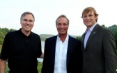 Mike D’Antoni, left, Christopher Cline, middle, and Chad Pennington (Photo by Rick Haye/Marshall University)
